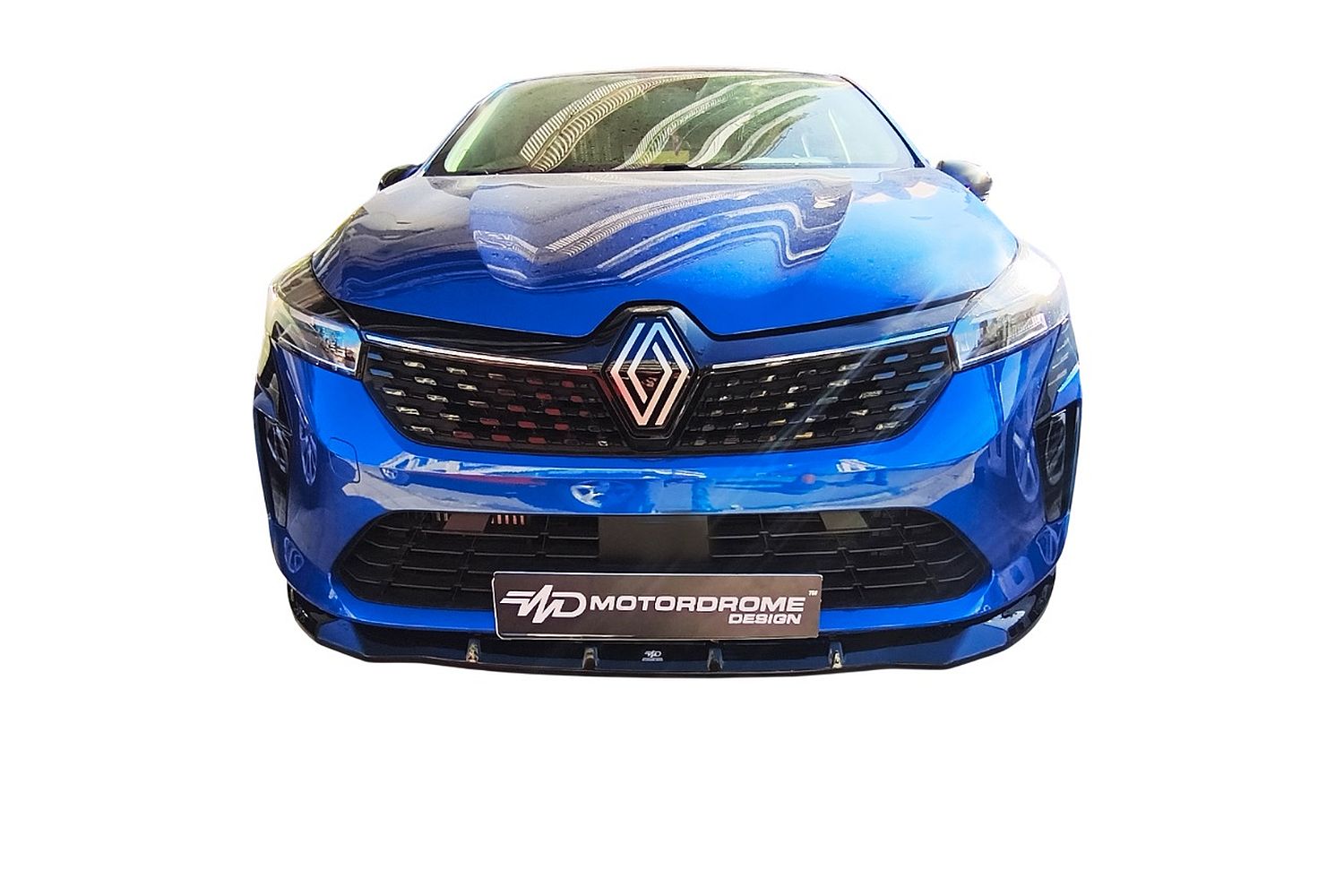 Front spoiler suitable for Renault Clio V 2019-present 5-door hatchback ABS Front spoiler suitable for Renault Clio V 2019-present 5-door hatchback ABS