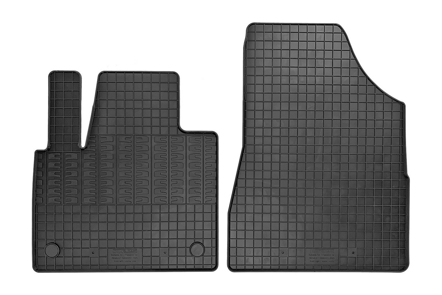 Automatten geschikt voor Renault Kangoo III 2021-heden rubber