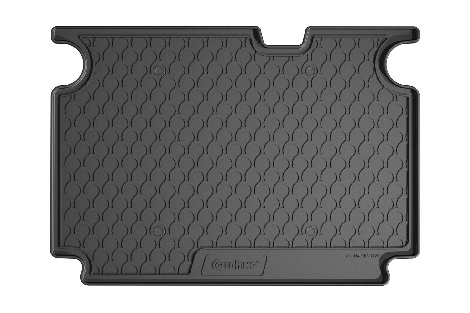 Kofferbakmat geschikt voor Renault Kangoo III 2021-heden anti-slip Rubbasol rubber
