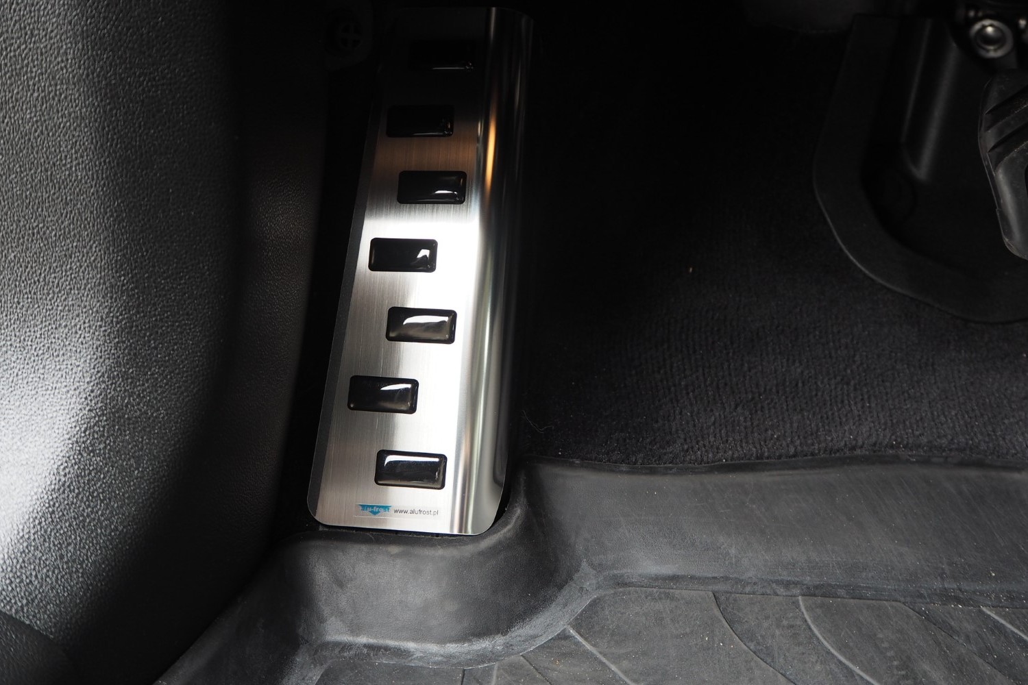 Garniture repose-pied convient à Renault Koleos II 2016-présent acier inox brossé