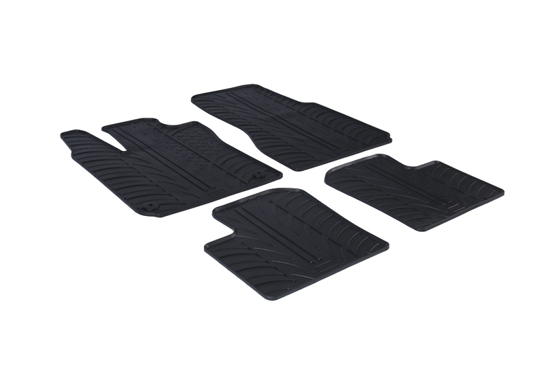 Automatten geschikt voor Renault Twingo III 2014-heden 5-deurs hatchback Rubbasol rubber