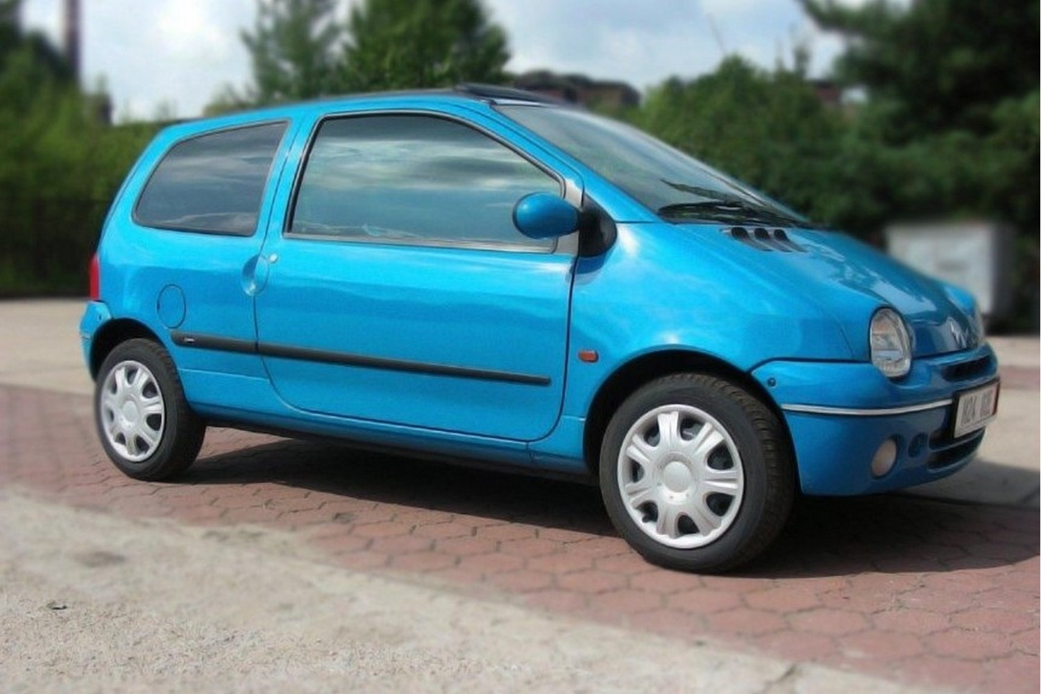 Baguettes protection convient à Renault Twingo I 1993-2007 3 portes bicorps ensemble