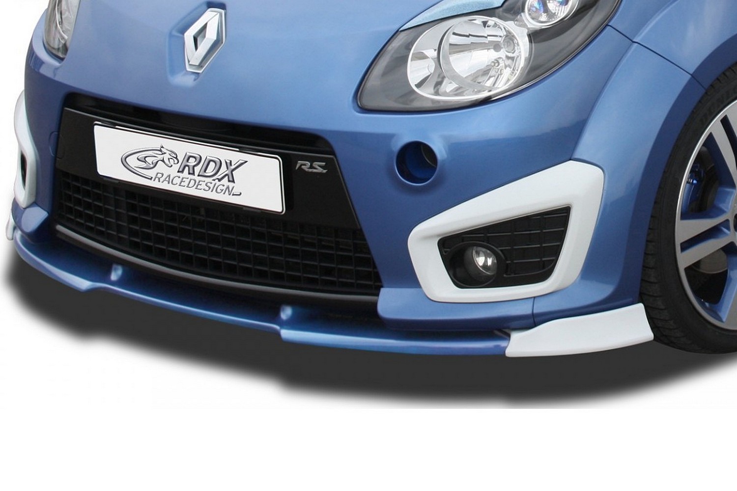 Front spoiler suitable for Renault Twingo II 2007-2012 3-door hatchback Vario-X PU