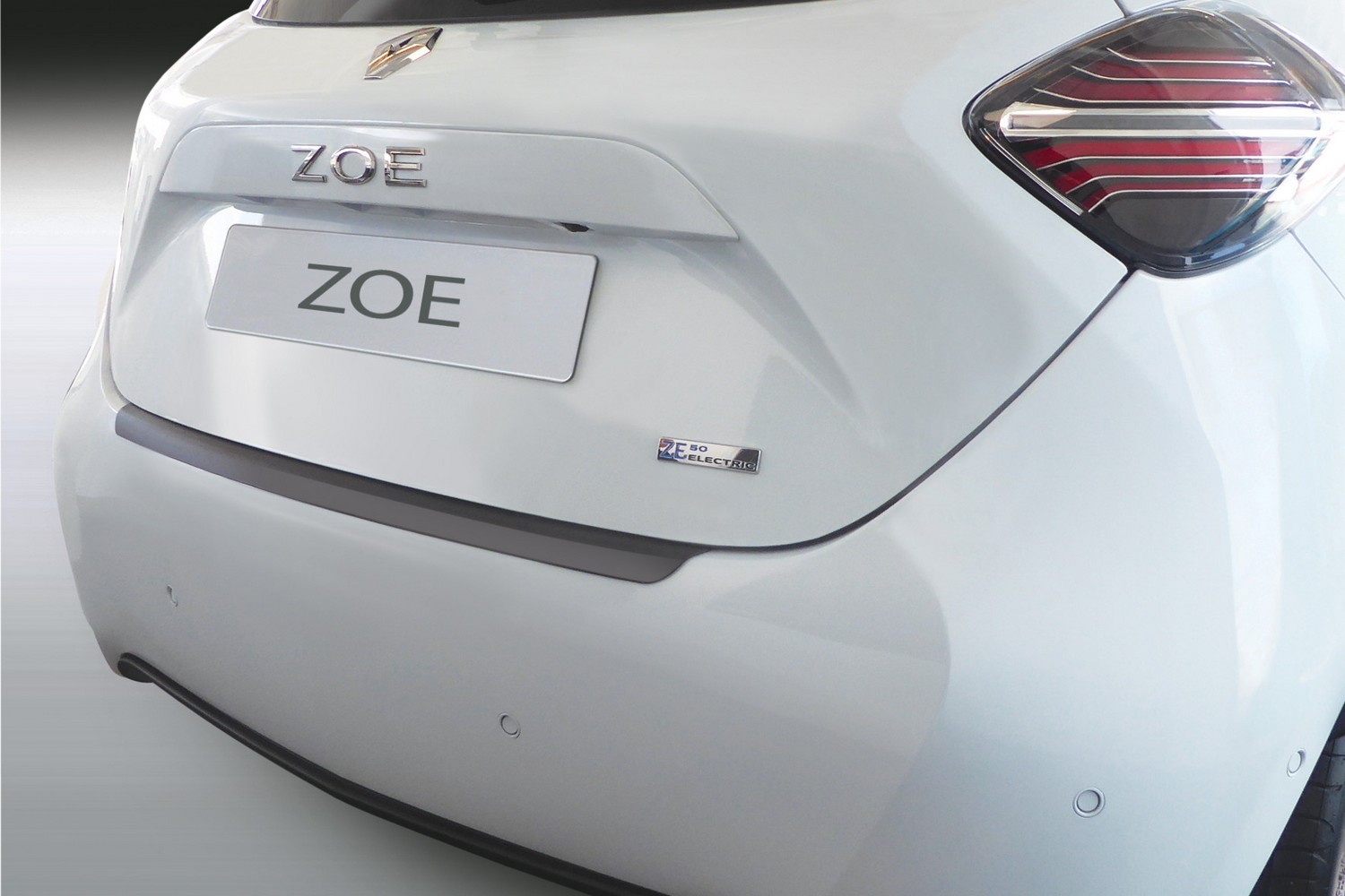 Bumperbeschermer Renault Zoë 2020-heden 5-deurs hatchback ABS - matzwart