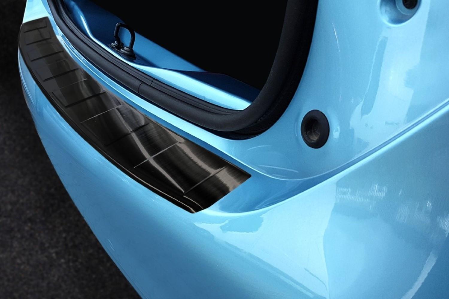 Protection de seuil de coffre Renault Zoë 2020-présent 5 portes bicorps acier inox brossé anthracite