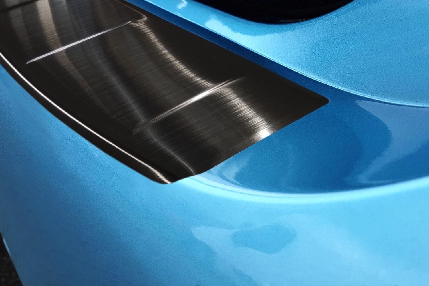 Protection de seuil de coffre en acier pour Renault Zoe I Hayon (5 portes)  - (2012-2019) - Croni - argent (mat) Argent (mat)