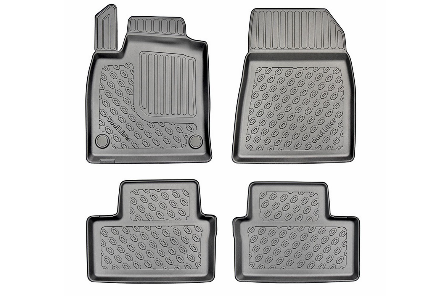Car mats suitable for Renault Clio V 2019-present 5-door hatchback Cool Liner PE/TPE rubber Car mats suitable for Renault Clio V 2019-present 5-door hatchback Cool Liner PE/TPE rubber
