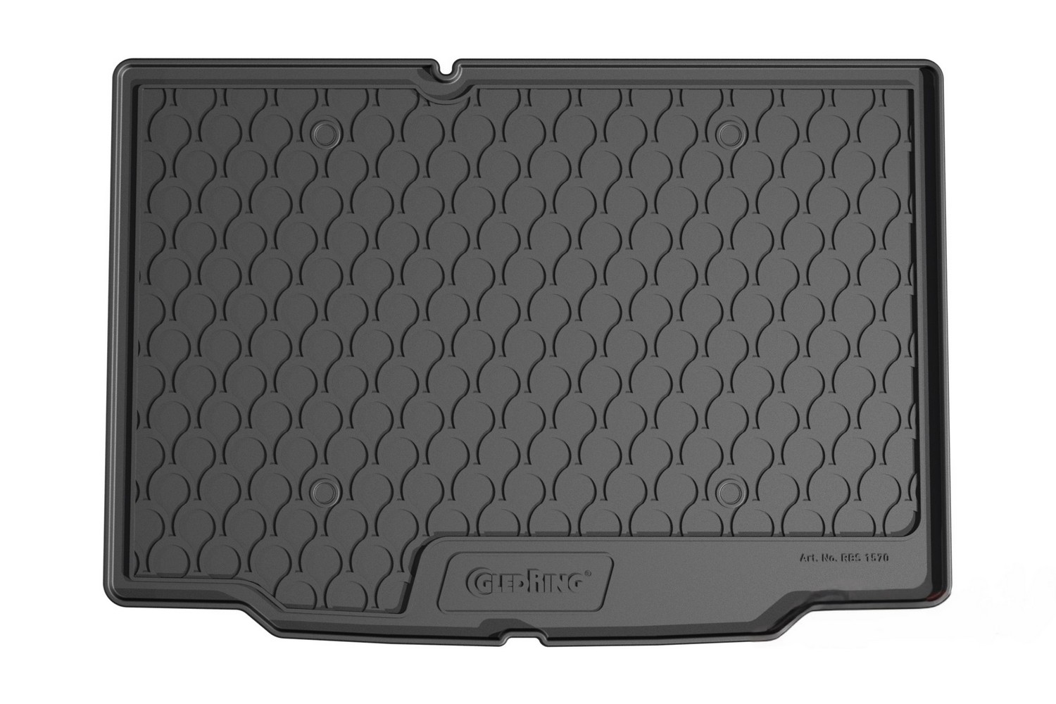 Tapis de coffre convient &agrave; Renault Clio VI 2026-pr&eacute;sent 5 portes bicorps caoutchouc Rubbasol antid&eacute;rapant