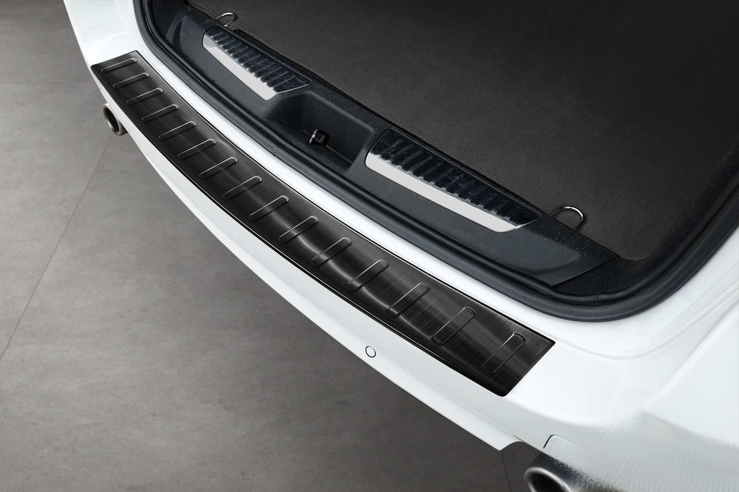 Ladekantenschutz passend für Renault Laguna III 2007-2015 Kombi Edelstahl gebürstet anthrazit