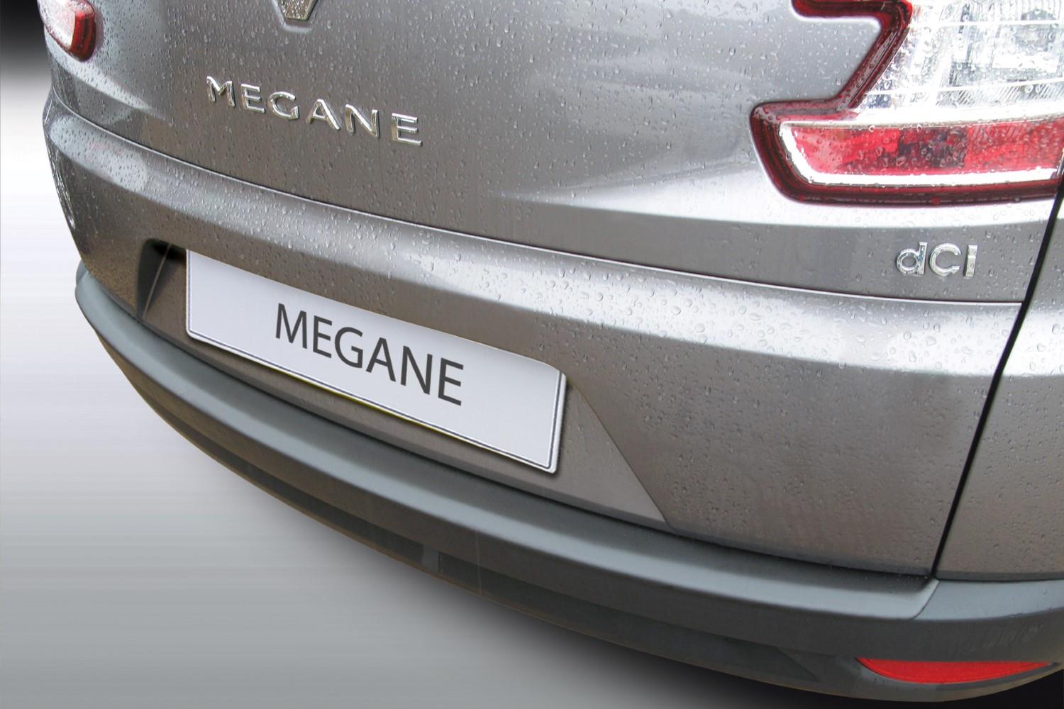Bumperbeschermer geschikt voor Renault Mégane III Estate - Grandtour 2009-2016 wagon ABS - matzwart