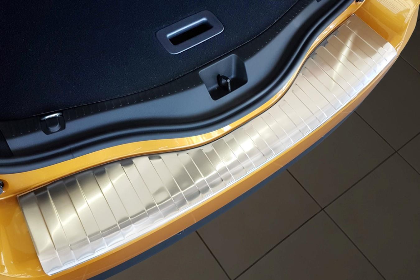 Rear bumper protector suitable for Renault Scénic IV 2016-2022 stainless steel brushed