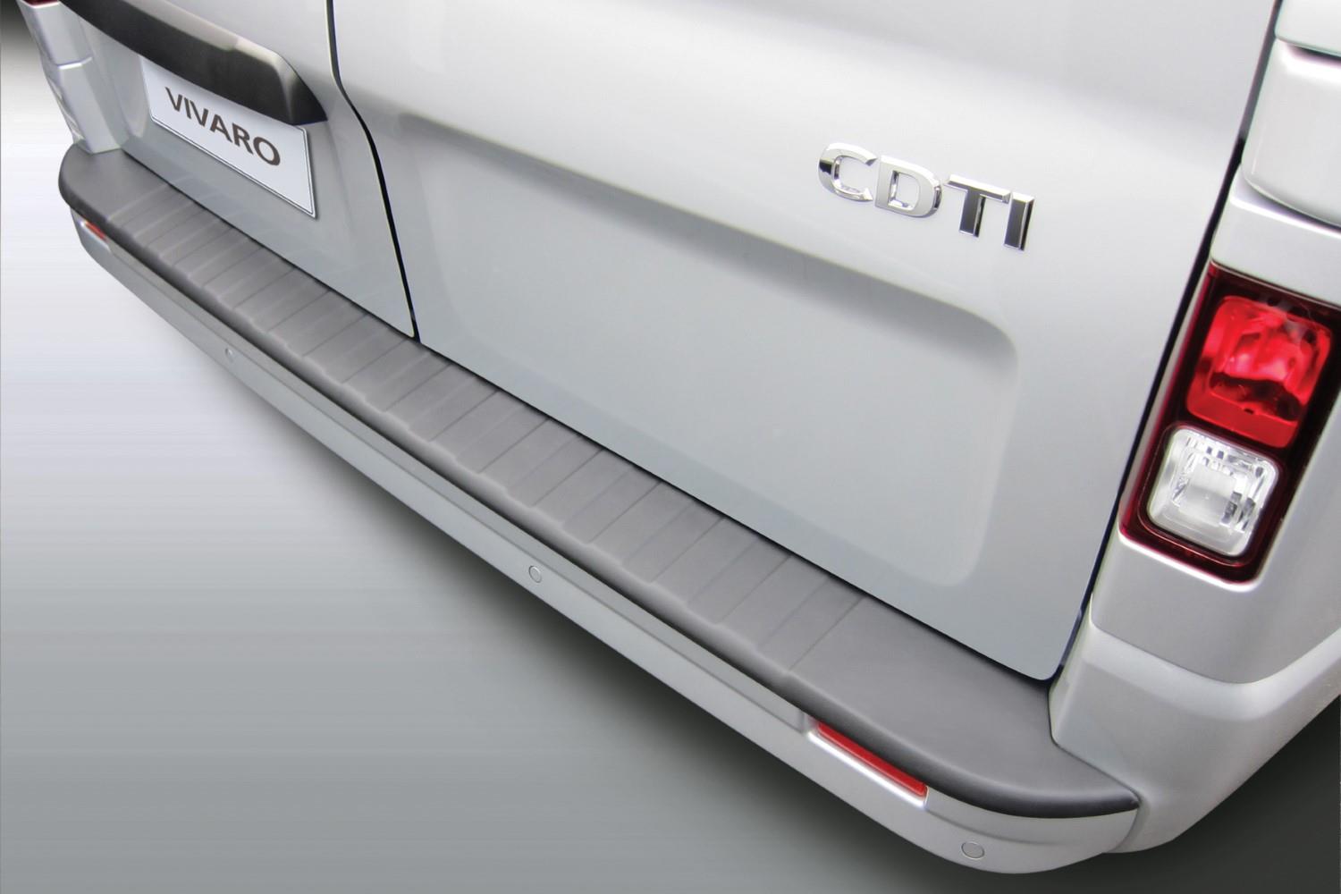 Rear bumper protector suitable for Renault Trafic III 2014-present ABS - matt black