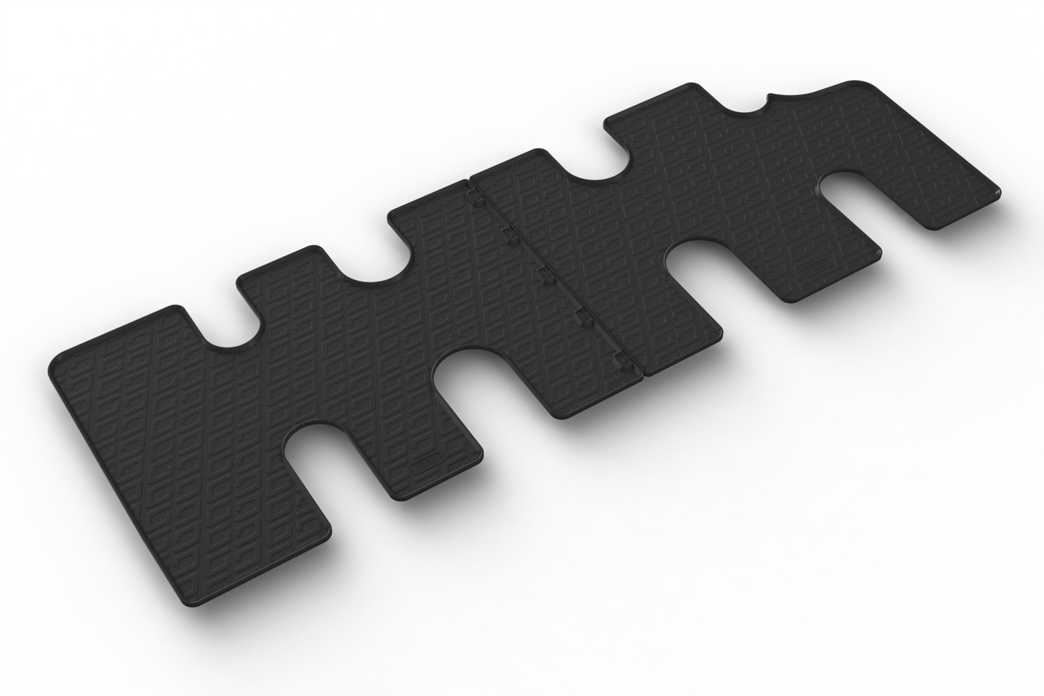 Car mats suitable for Renault Trafic III 2014-2019 Rubbasol rubber