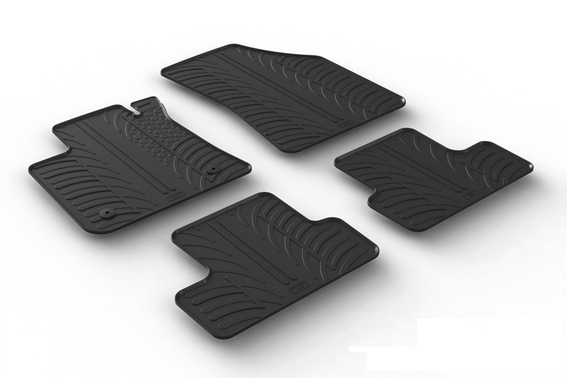 Car mats suitable for Renault Mégane IV 2016-present 5-door hatchback Rubbasol rubber