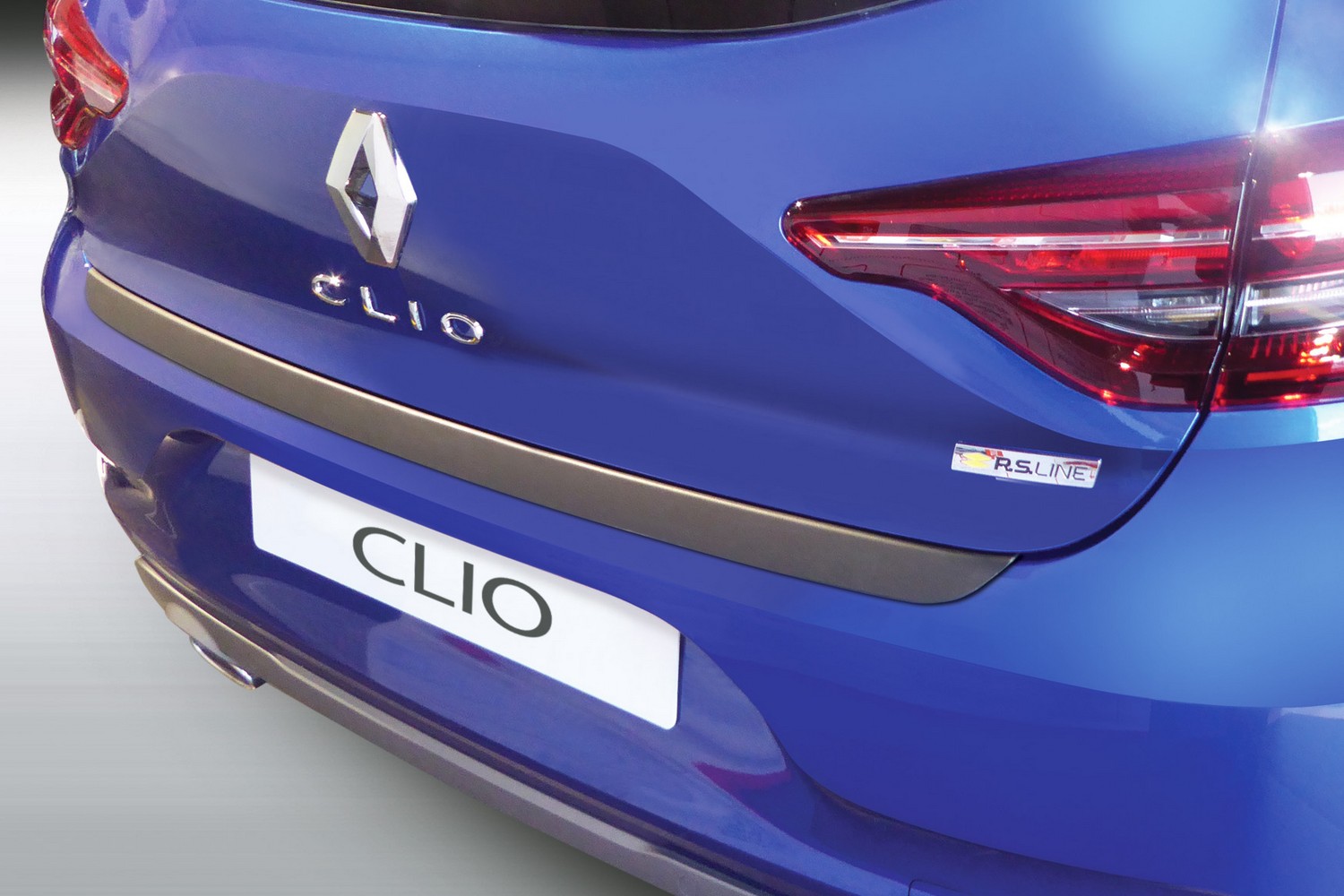 Bumperbeschermer geschikt voor Renault Clio V 2019-heden 5-deurs hatchback ABS - matzwart
