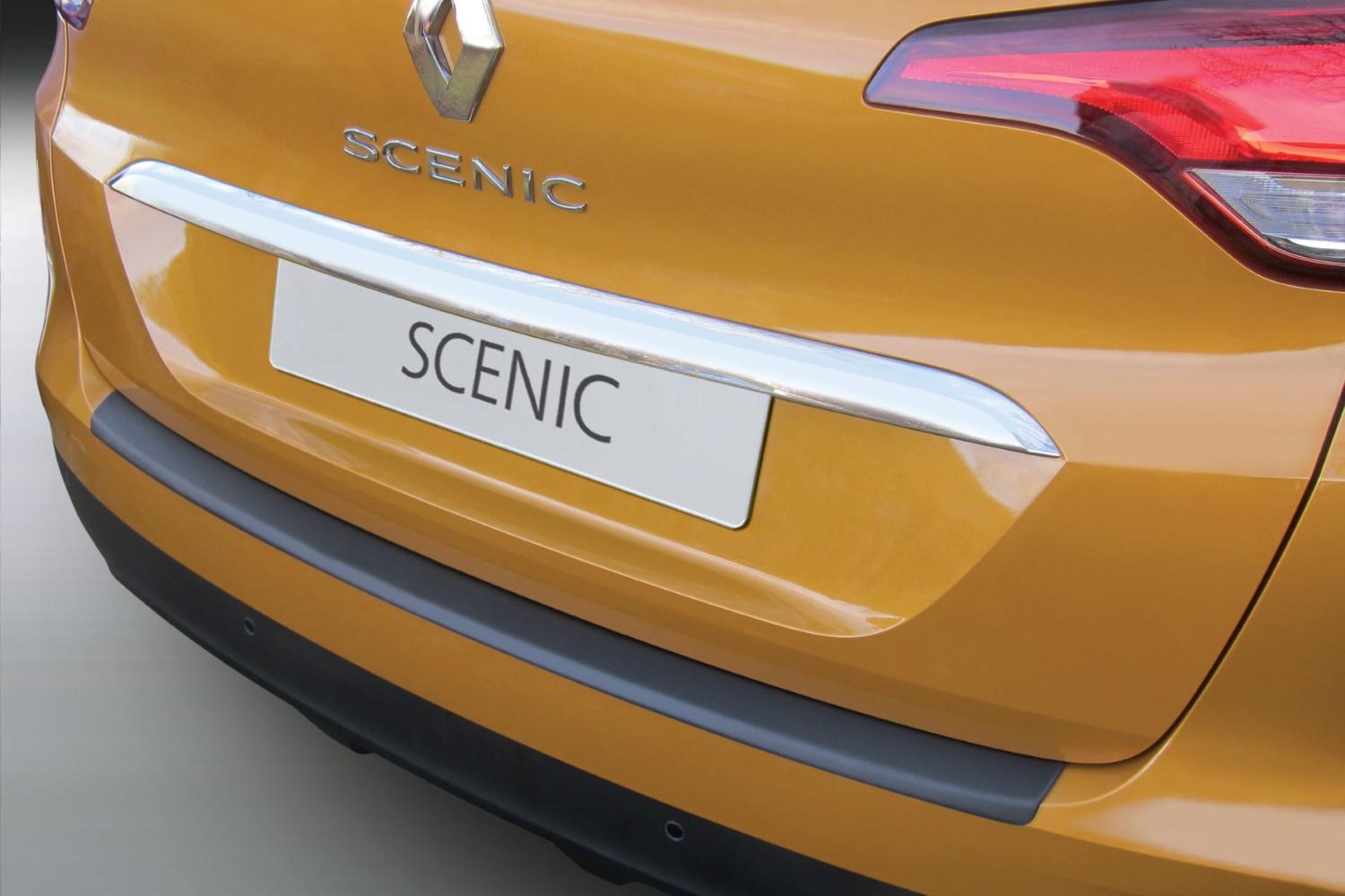 Rear bumper protector suitable for Renault Scénic IV 2016-2022 ABS - matt black