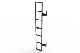 Door ladder stainless steel black (1)
