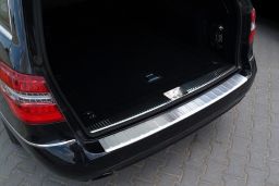 Mercedes-Benz E-Class estate (S212) 2009-2013 rear bumper protector stainless steel