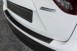 Mazda CX-5 (KE) 2012-2017 rear bumper protector stainless steel black - carbon