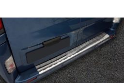 Renault Trafic II 2006-2014 rear bumper protector stainless steel