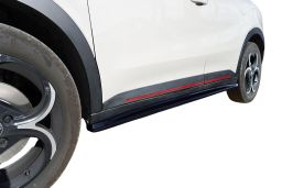 Side skirts suitable for Alfa Romeo Junior 2024-present ABS - painted (ALF1JUMS) (1)