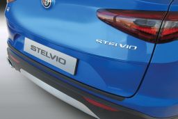 Alfa Romeo Stelvio (949) 2017-present rear bumper protector ABS (ALF1STBP) (2)