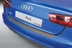 Audi A6 (C7) 2016-present 4-door saloon rear bumper protector ABS (AUD10A6BP)