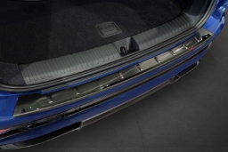 Rear bumper protector suitable for Audi A6 Avant e-tron (GH) 2024-> wagon stainless steel brushed anthracite (AUD10A6BP) (1)
