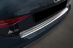 Rear bumper protector Audi A3 Sportback (8Y) 2020-> 5-door hatchback stainless steel (AUD12A3BP) (1)
