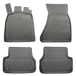 Audi A6 (C7) 2011- 4d foot mat set PE/TPE rubber / automatten set PE/TPE rubber / Fußmatten Set PE/TPE Gummi / jeu tapis auto PE/TPE caoutchouc (AUD1A6FM)