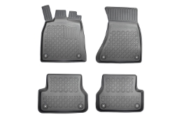 Car mats suitable for Audi A6 (C7) 2011-2018 4-door saloon Guardliner PE/TPE rubber (AUD1A6FM-G) (1)