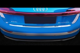 Audi e-tron Sportback (GE) 2019-present rear bumper protector stainless steel (AUD1ESBP) (1)