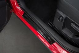 Door sill plates Audi Q2 (GA) 2020->   stainless steel anthracite 4 pieces (AUD1Q2EG) (1)