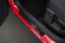 Door sill plates Audi Q2 (GA) 2020-> stainless steel anthracite 4 pieces (AUD1Q2EG) (1)
