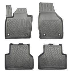 Audi Q3 (8U) 2011- suv foot mat set PE/TPE rubber / automatten set PE/TPE rubber / Fußmatten Set PE/TPE Gummi / jeu tapis auto PE/TPE caoutchouc (AUD1Q3FM)