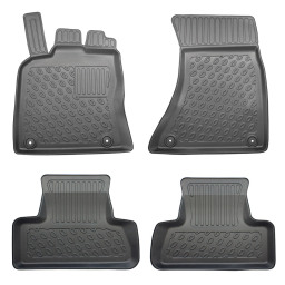 Audi Q5 (8R) 2008- suv foot mat set PE/TPE rubber / automatten set PE/TPE rubber / Fußmatten Set PE/TPE Gummi / jeu tapis auto PE/TPE caoutchouc (AUD1Q5FM)