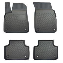 Audi Q7 (4M) 2015- suv foot mat set PE/TPE rubber / automatten set PE/TPE rubber / Fußmatten Set PE/TPE Gummi / jeu tapis auto PE/TPE caoutchouc (AUD1Q7FM)