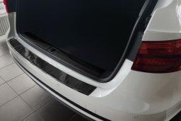 Audi A4 Avant (B9) 2015-present rear bumper protector stainless steel / Ladekantenschutz Edelstahl / achter bumperbeschermer RVS / protection de seuil de coffre acier inox  (AUD20A4BP)
