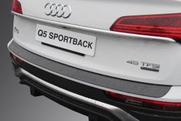 Rear bumper protector Audi Q5 Sportback (FYT) 2021-present ABS - brushed alloy (AUD24Q5BP) (1)