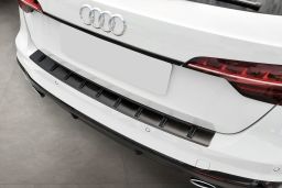 Rear bumper protector Audi A4 Avant (B9) 2015-> wagon stainless steel anthracite - Strong (AUD25A4BP) (1)