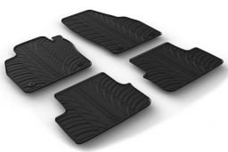 Audi A1 (GB) 2018- 5-door hatchback car mat set anti-slip Rubbasol rubber (AUD2A1FR) (1)
