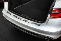 Audi A6 Avant (C7) 2011-2018 rear bumper protector stainless steel (AUD2A6BP) (1)