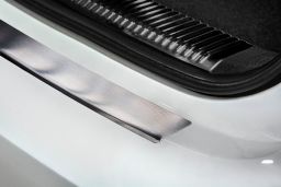 Audi A6 Avant (C7) 2011-2018 rear bumper protector stainless steel (AUD2A6BP) (2)