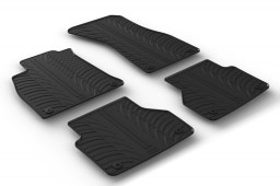 Audi A7 Sportback (4K) 2017-present 5-door hatchback car mats set anti-slip Rubbasol rubber (AUD2A7FR)