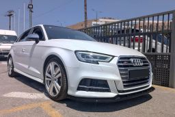 Front spoiler Audi A3 Sportback (8V) 2016-2020 5-door hatchback ABS - painted (AUD3A3MF) (1)