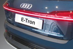 Rear bumper protector Audi e-tron (GE) 2018-present ABS - brushed alloy (AUD3ETBP) (1)