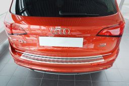 Audi Q5 (8R) 2008-2017 rear bumper protector stainless steel (AUD5Q5BP) (1)