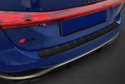Rear bumper protector suitable for Audi A5 Avant (FU) 2024-> 5-door hatchback stainless steel matt black (AUD6A5BP) (1)