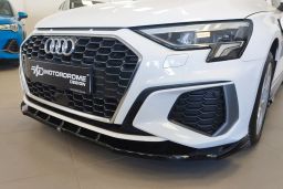 Front spoiler suitable for Audi A3 Limousine (8Y) 2020-present 4-door saloon - painted (AUD7A3MF) (1)