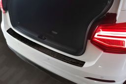 Rear bumper protector Audi Q2 (GA) 2016-2020 carbon (AUD7Q2BP) (1)